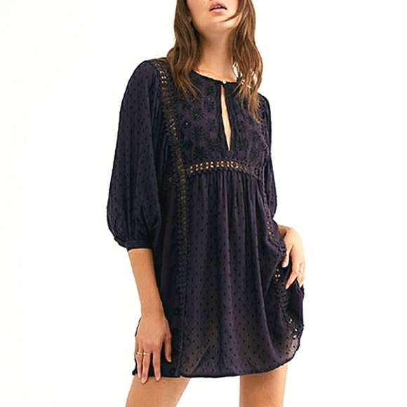 Free People Dresses & Skirts - Free People | Embroidered Tunic Dress